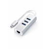 Хаб-разветвитель USB Satechi Aluminum Type-C 2-in-1 Silver ST-TC...