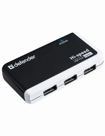 Хаб-разветвитель USB Defender Quadro Infix USB 4-ports 83504
