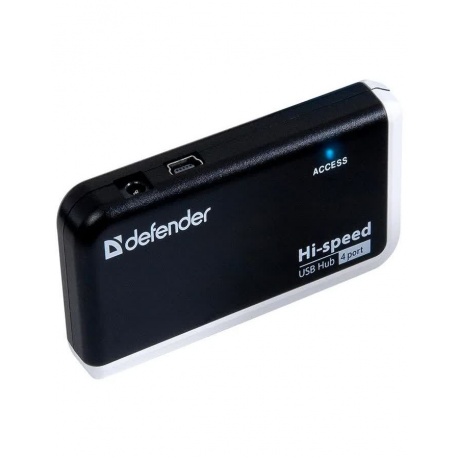 Хаб-разветвитель USB Defender Quadro Infix USB 4-ports 83504 - фото 2