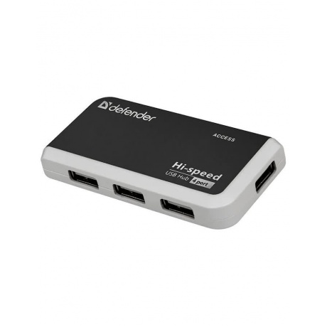 Хаб-разветвитель USB Defender Quadro Infix USB 4-ports 83504 - фото 3