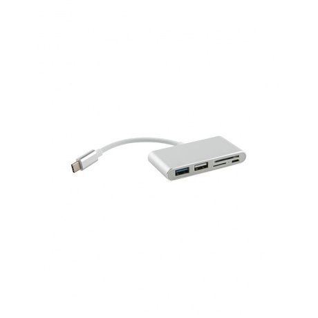 Адаптер Red Line Multiport Adapter Type-C 5-in-1 Lite Silver