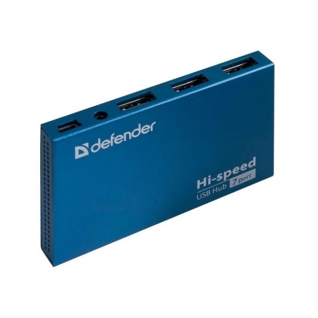Хаб-разветвитель USB Defender Septima Slim USB 7-ports 83505 - фото 2