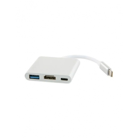 Адаптер Red Line Type-C 3 in 1 Multiport Adapter Silver - фото 1
