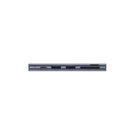 Хаб-разветвитель USB Baseus Harmonica 5in1 HUB Adapter Grey CAHUB-K0G - фото 4