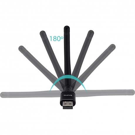 Адаптер USB Buro BU-BT40С черный - фото 5
