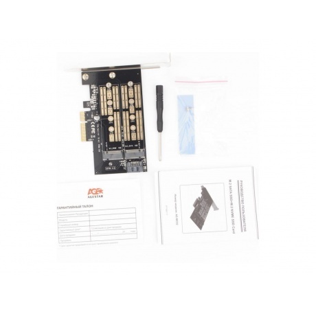 Адаптер для SSD AgeStar AS-MC02 PCIe 3.0 - фото 3
