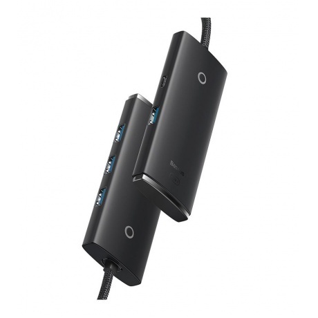 USB-хаб Baseus Lite Series Black (WKQX030001) - фото 3