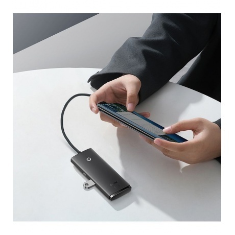 USB-хаб Baseus Lite Series Black (WKQX030001) - фото 8