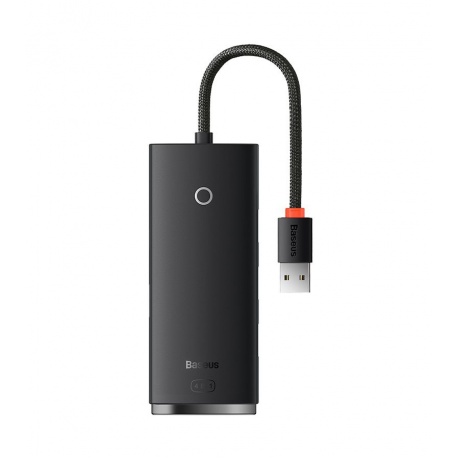 USB-хаб Baseus Lite Series Black (WKQX030001) - фото 1