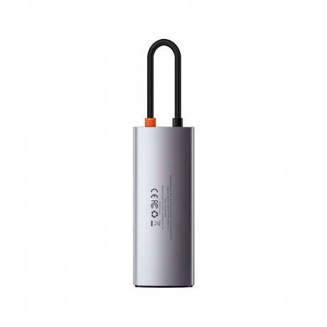 USB-хаб Baseus Metal Gleam Gray (CAHUB-CX0G) - фото 5