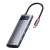 USB-хаб Baseus Metal Gleam Gray (CAHUB-CX0G)