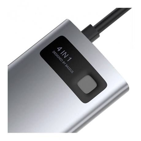 USB-хаб Baseus Metal Gleam Gray (CAHUB-CY0G) - фото 5
