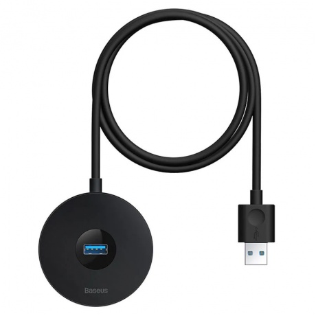 USB-хаб Baseus Round Box Black (CAHUB-F01) - фото 2