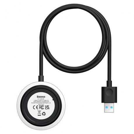 USB-хаб Baseus Round Box Black (CAHUB-F01) - фото 3