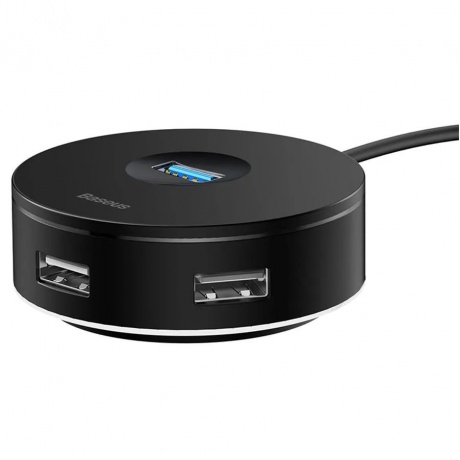 USB-хаб Baseus Round Box Black (CAHUB-F01) - фото 4