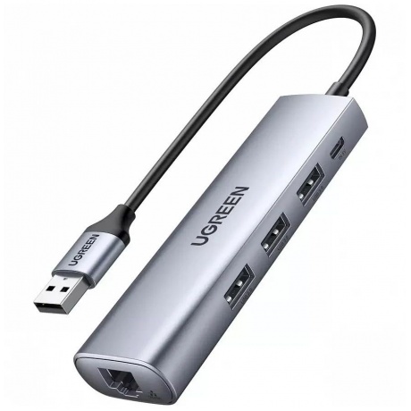 USB-хаб UGREEN CM266-60812 Gray (60812) - фото 1