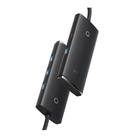 USB-хаб Baseus Lite Series Black (WKQX030101) - фото 3