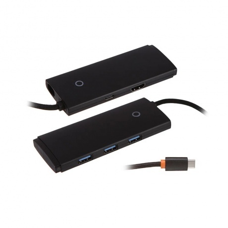 Хаб-адаптер Baseus Lite Series Black (WKQX040001) - фото 6