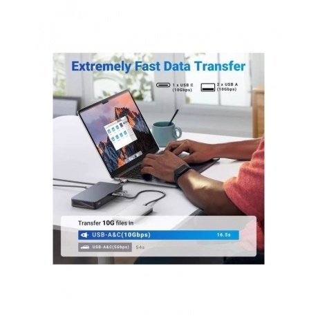 Хаб-адаптер UGREEN CM615-90912 (90912) - фото 6