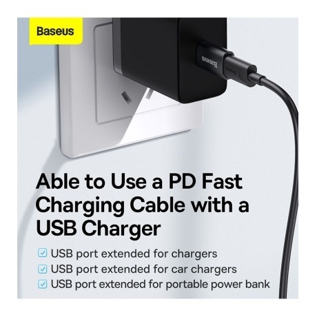 Переходник Baseus Ingenuity Black (ZJJQ000101) - фото 9