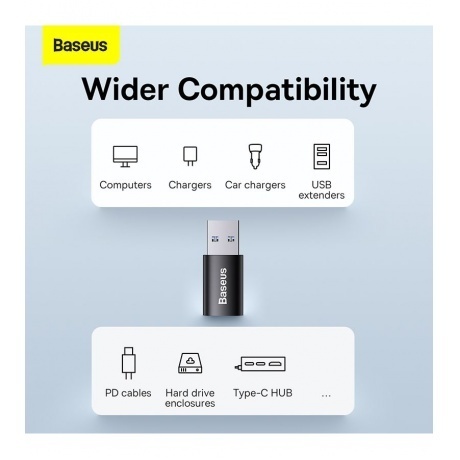 Переходник Baseus Ingenuity Black (ZJJQ000101) - фото 10