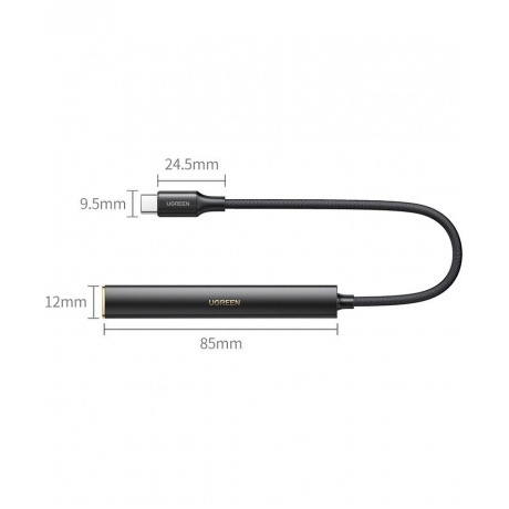 Переходник UGREEN CM545-90217 Black - фото 2