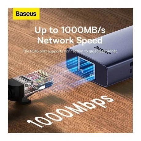 Хаб Baseus BS-OH109 Space Grey (B0005280A813-01) - фото 5