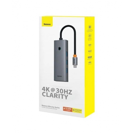 Хаб Baseus BS-OH150 Space Grey (B00052801811-00) - фото 10