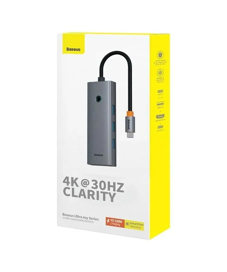 Хаб Baseus BS-OH150 Space Grey (B00052801811-00) - фото 10