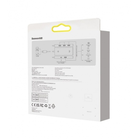 Хаб Baseus Lite Series Black (WKQX030201) - фото 18