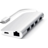 USB адаптер Satechi Aluminum Multi-Port Adapter 4K with Ethernet...