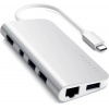 USB адаптер Satechi Aluminum Type-C Multimedia Adapter. Цвет сер...