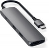 USB адаптер Satechi Slim Aluminum Type-C Multi-Port Adapter with...