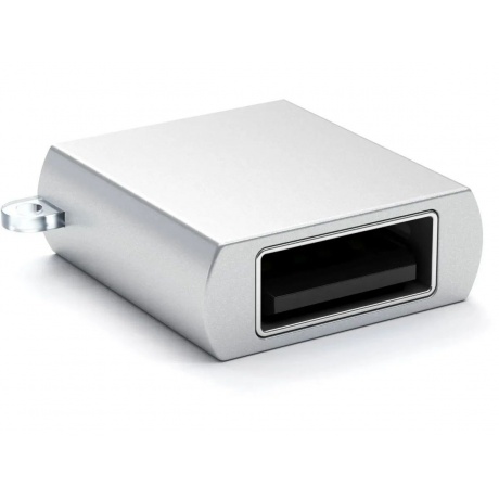 USB адаптер Satechi Type-C USB Adapter USB-C to USB 3.0. Цвет серебряный. - фото 4