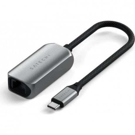 Адаптер Satechi USB-C 2.5 Gigabit Ethernet Adapter. Цвет: серый ...