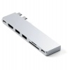 Адаптер Satechi USB-C Pro Hub Slim Adapter. Цвет: серебристый