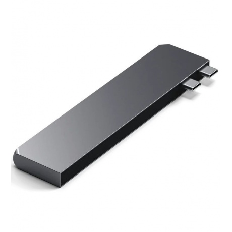 Адаптер Satechi USB-C Pro Hub Slim Adapter. Цвет: серый космос - фото 2