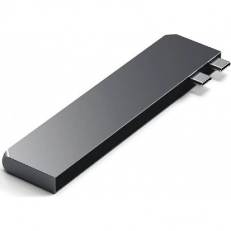 Адаптер Satechi USB-C Pro Hub Slim Adapter. Цвет: серый космос - фото 2