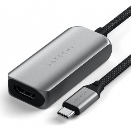 Адаптер Satechi USB-C To HDMI 2.1 8K Adapter. Цвет: серый космос - фото 2