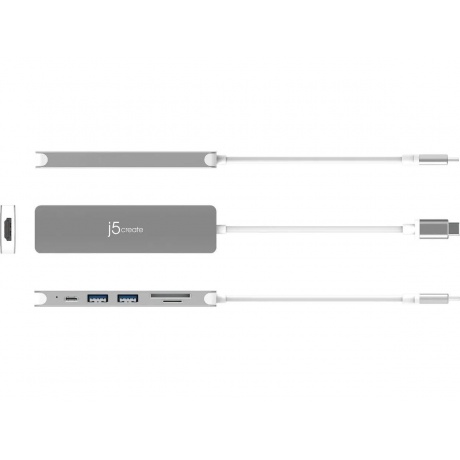Хаб j5create USB-C® to 4K HDMI™ Multi-Port Hub - фото 6