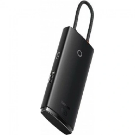 Хаб Baseus Lite Series 4-Port Type-C (Type-C to USB 3.0*4) 25cm Black (WKQX030301) - фото 3