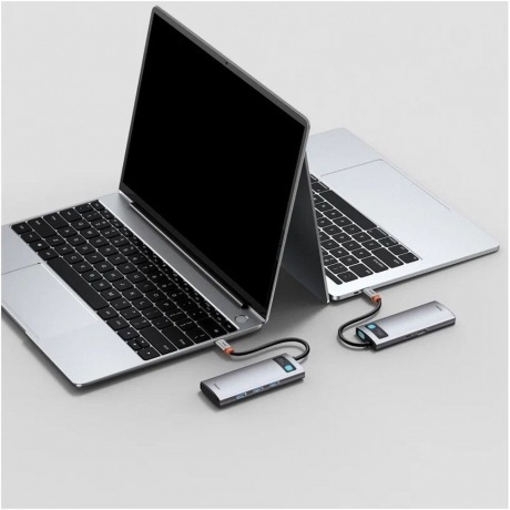 Док-станция Baseus Metal Gleam Gray (WKWG020113) - фото 9