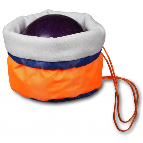 Чехол для мяча гимнастического утепленный INDIGO, SM-335, Оранжевый, 34*24 см - фото 1