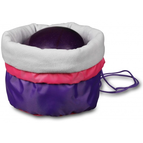 Чехол для мяча гимнастического утепленный INDIGO, SM-335, Фиолетовый, 34*24 см - фото 1