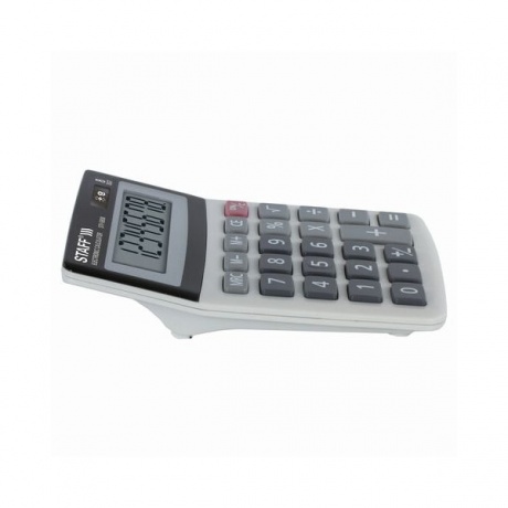 Калькулятор настольный STAFF STF-5808, КОМПАКТНЫЙ (134х107мм), 8 разрядов, двойное питание, 250286 - фото 5