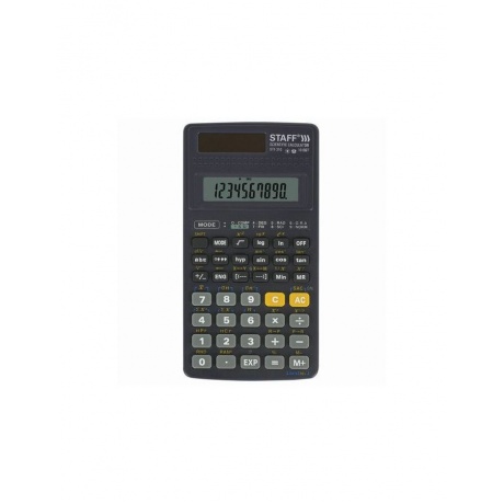 Калькулятор инженерный STAFF STF-310 (142х78мм), 10+2 разрядов, двойное питание, 250279 - фото 1