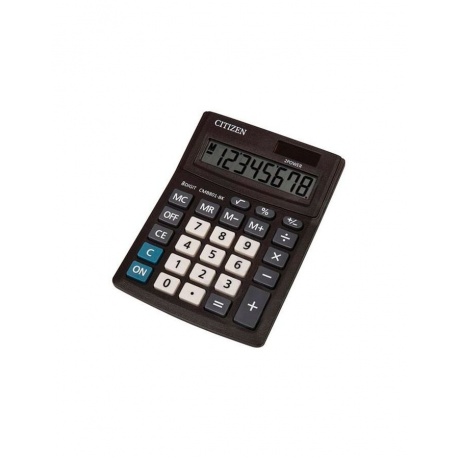 Калькулятор настольный CITIZEN BUSINESS LINE CMB801BK, МАЛЫЙ (137x102мм), 8 разрядов,двойное питание - фото 3
