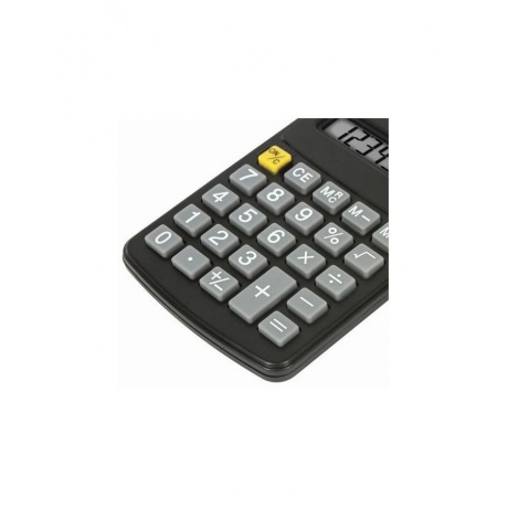 Калькулятор карманный STAFF STF-818 (102х62мм), 8 разрядов, двойное питание, 250142 - фото 5