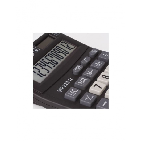 Калькулятор настольный STAFF PLUS STF-222, КОМПАКТНЫЙ (138x103мм), 12 разрядов, двойн.питание,250420 - фото 7