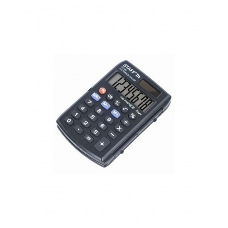 Калькулятор карманный STAFF STF-883 (95х62мм), 8 разрядов, двойное питание, 250196 - фото 2
